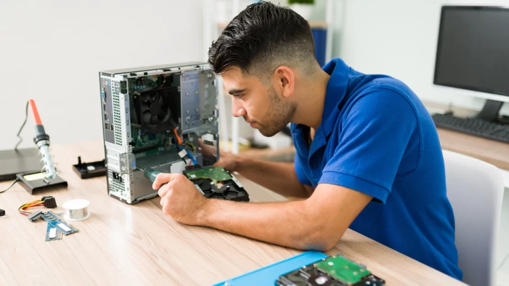 Mantenimiento preventivo y correctivo de equipos de cómputo: